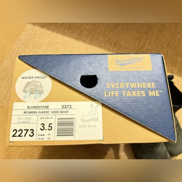 EUC Blundstone 2273 Rustic Black Waterproof Thermal Leather Boots - Picture 2 of 7